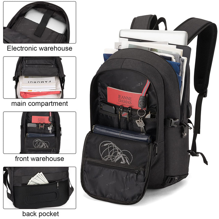 15.6" USB Charging Anti-Theft Laptop Backpack