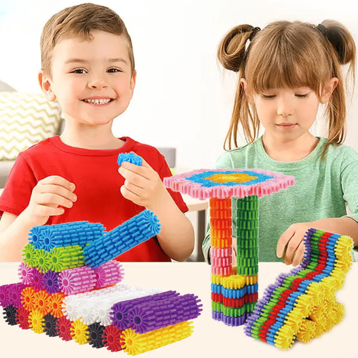 Interlocking Gears STEM Building Toys for Girls & Boys