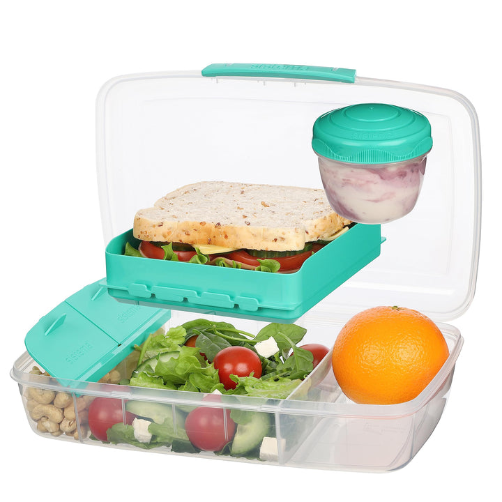1.76L Bento Box with Fruit/Yogurt Pot