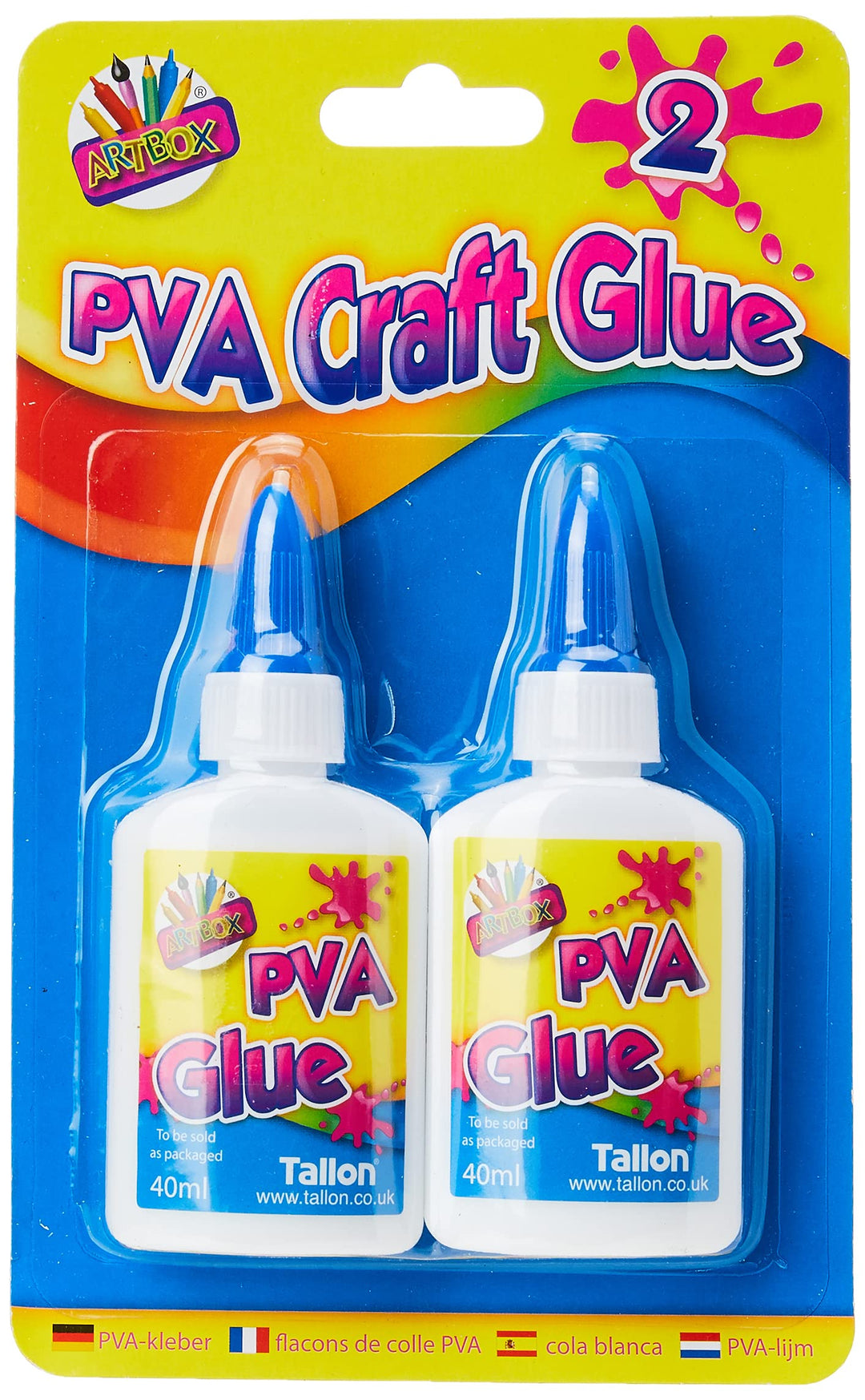 Art Box 40ml PVA Glue (2-Pack)