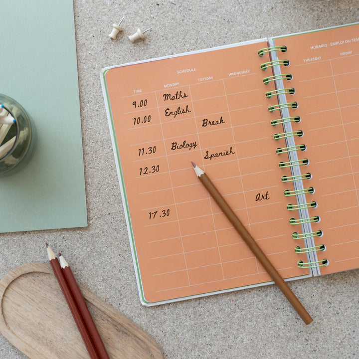 "Line Friends 2024-2025 Academic Diary: August to July, Week to View with Stickers
