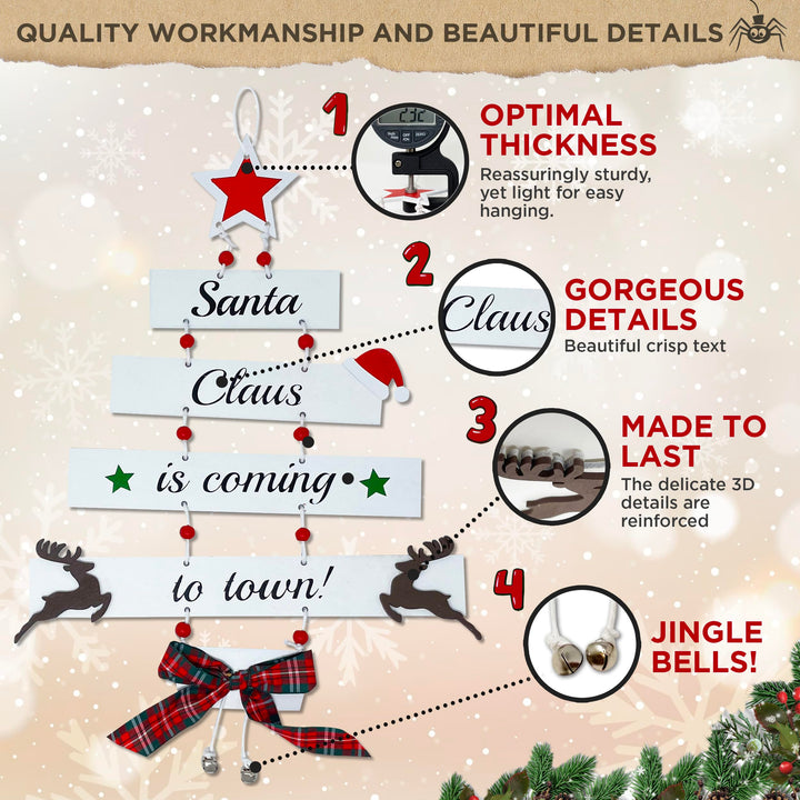Premium Wooden Christmas Decorations