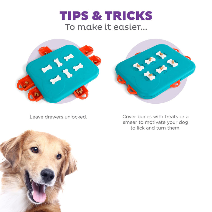 Nina Ottosson by Outward Hound Dog Casino Interactive Treat Puzzle Dog Toy, Advanced