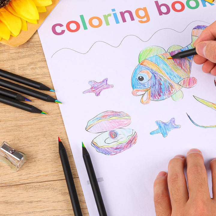Multicolored Core Pencils, Pre-sharpened (12pcs)
