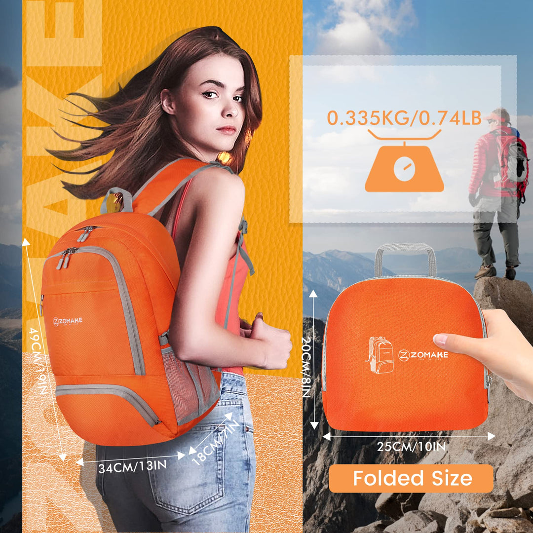 Lightweight 30L Foldable Backpack