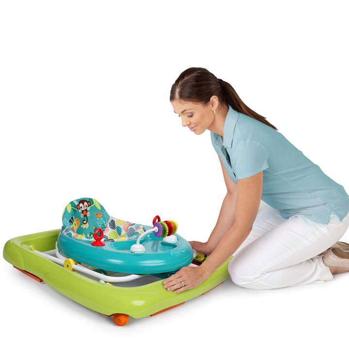 Giggling Safari Walker with Easy Fold Frame for Storage