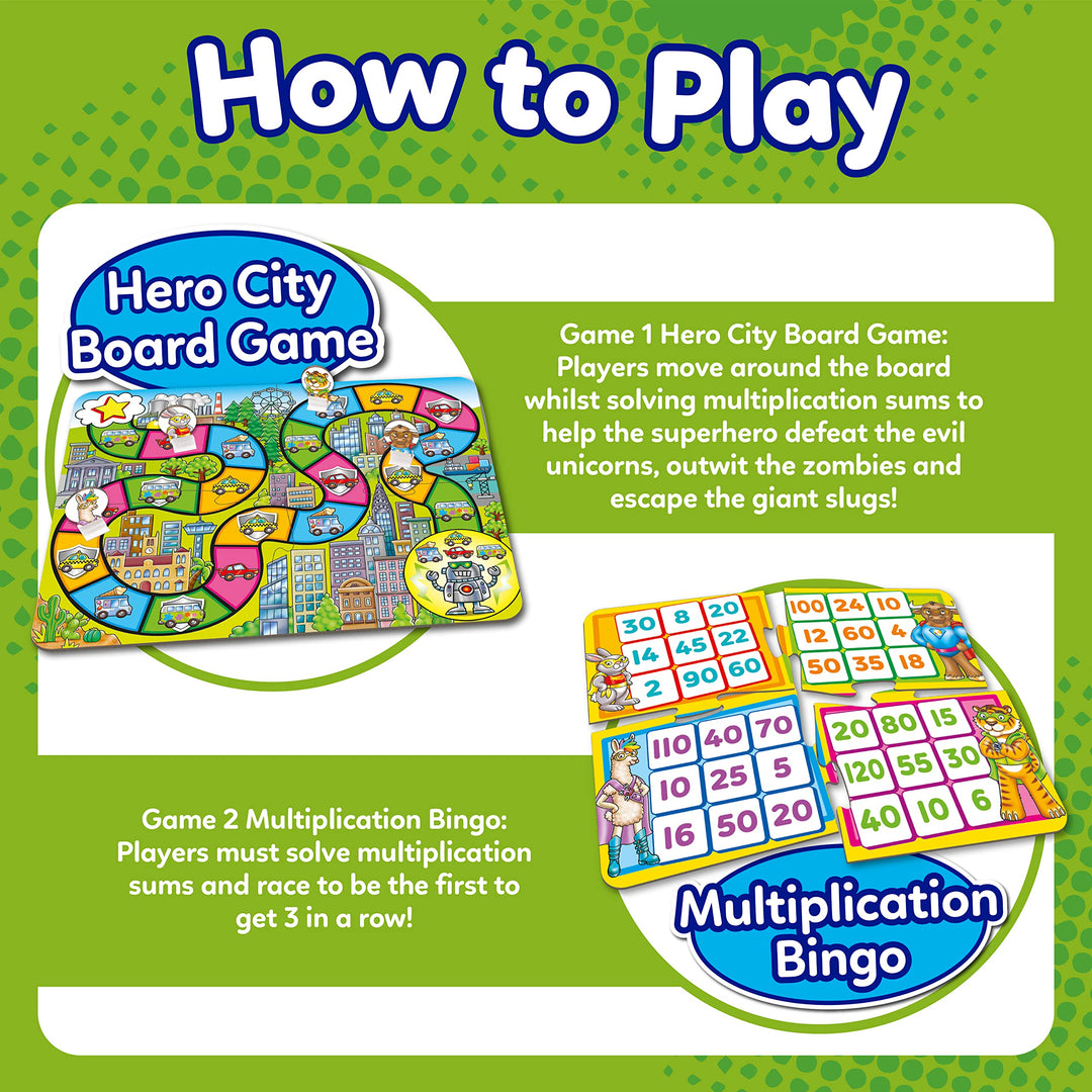 Times Tables Heroes - Math Games for Kids (2-in-1)