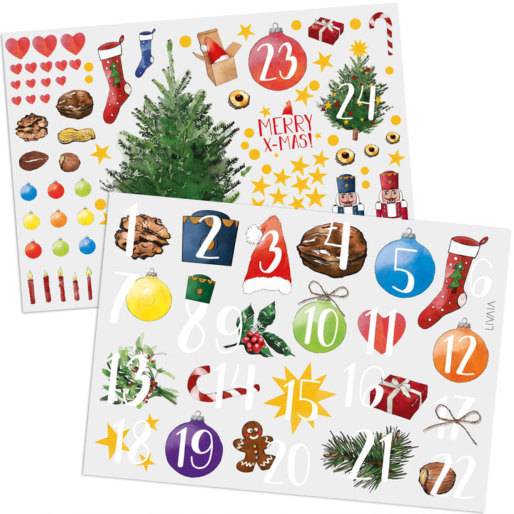 DIY Christmas Advent Calendar Kit