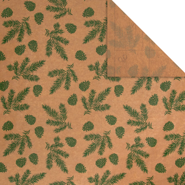 Hallmark Christmas Kraft Gift Wrap