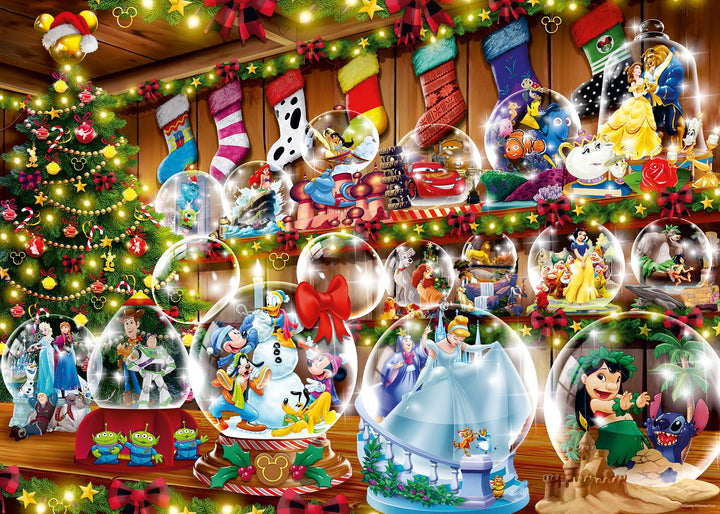 Disney Snowglobes Christmas Puzzle