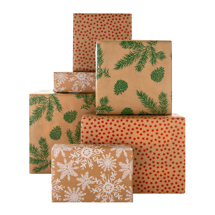Hallmark Christmas Kraft Gift Wrap