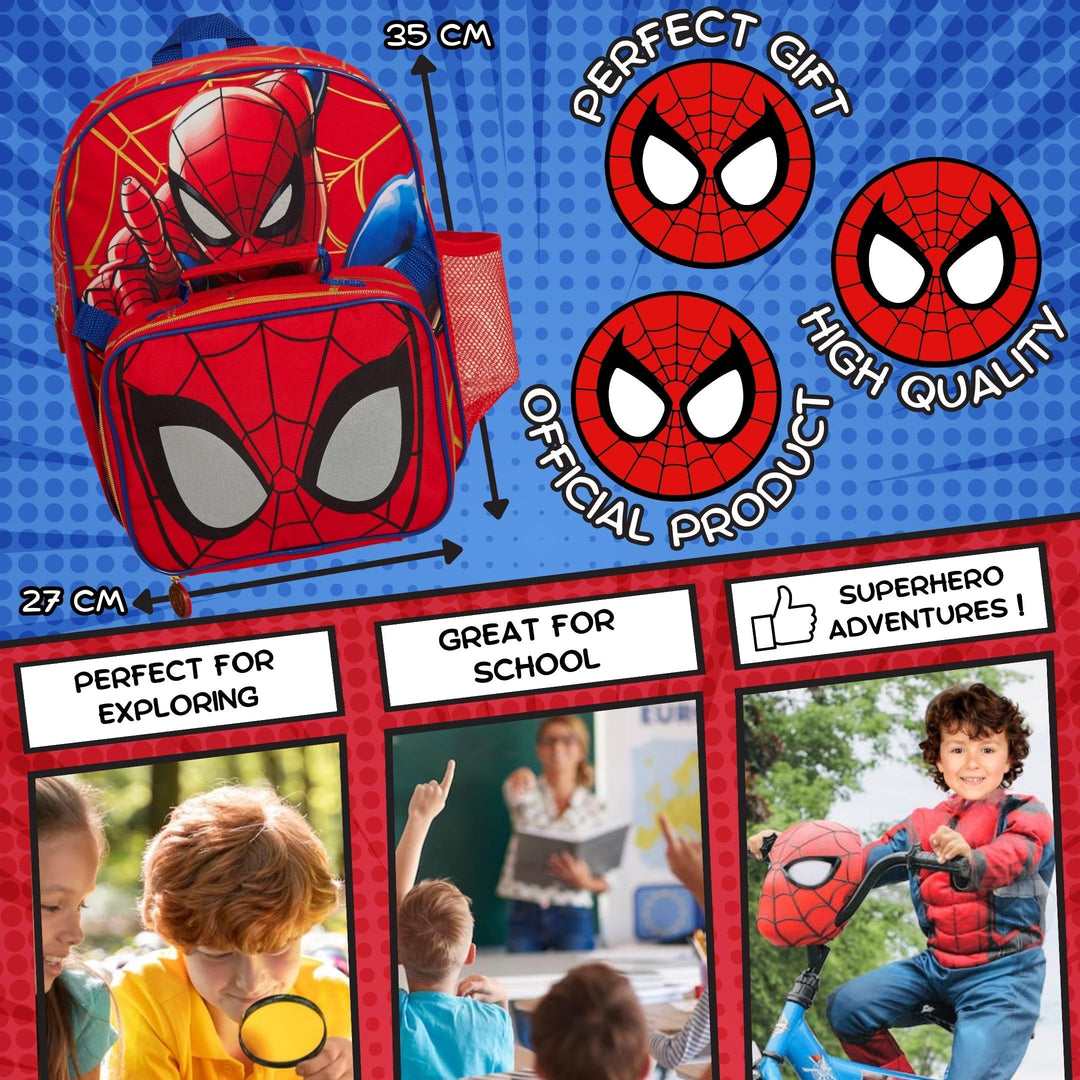 Spiderman Backpack & Lunch Bag Set