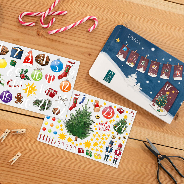 DIY Christmas Advent Calendar Kit