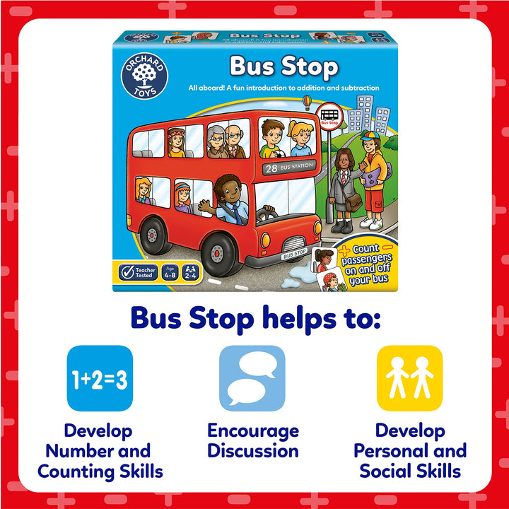 Bus Stop Math Game: Fun Addition & Subtraction for Kids 4-8