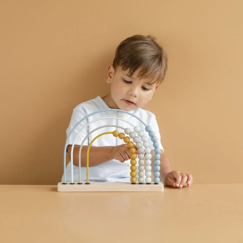 The Little Dutch - Rainbow Abacus Blue