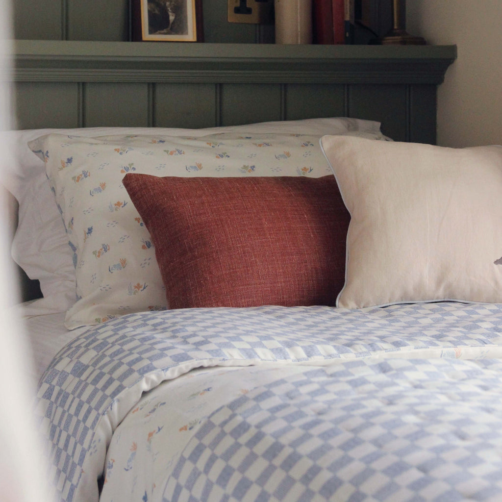 Organic Cotton Single Bedding Set - Coastline