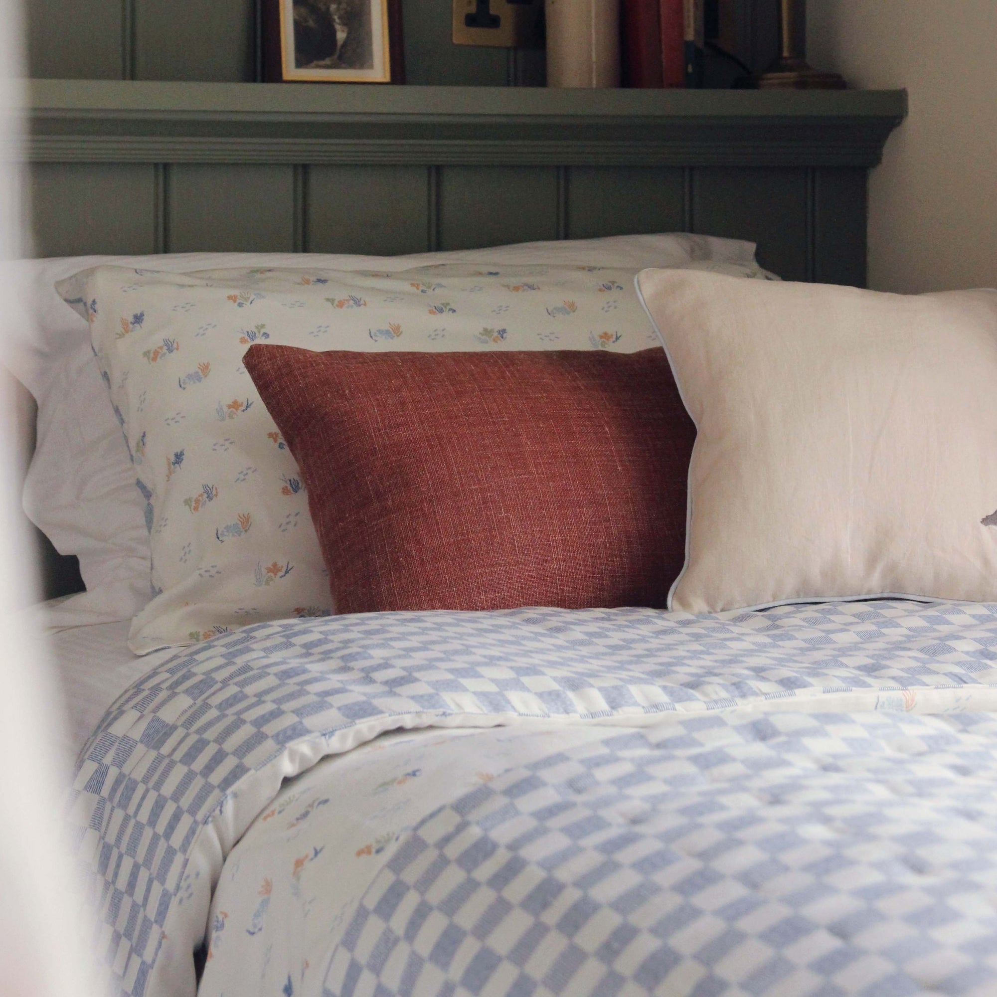 Organic Cotton Single Bedding Set - Coastline