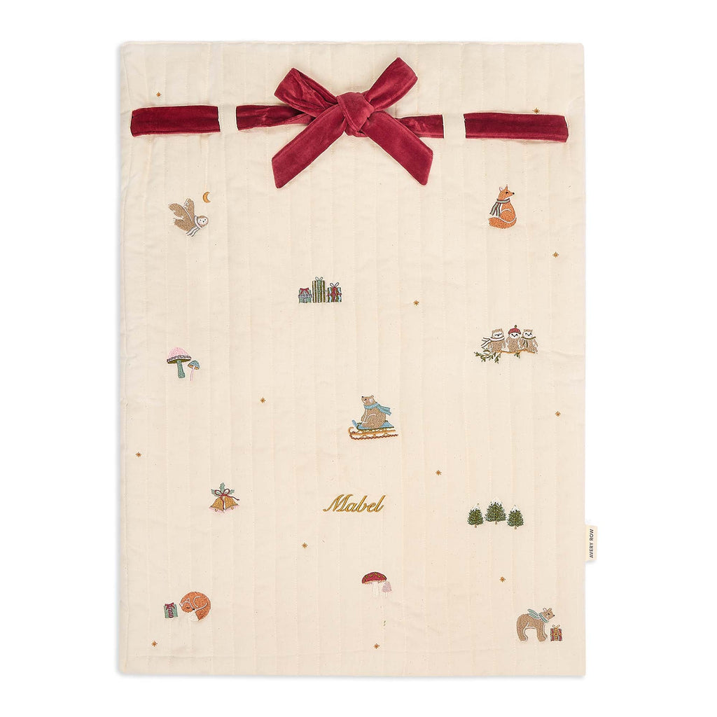 Christmas Present Sack - Bear Cub Friends