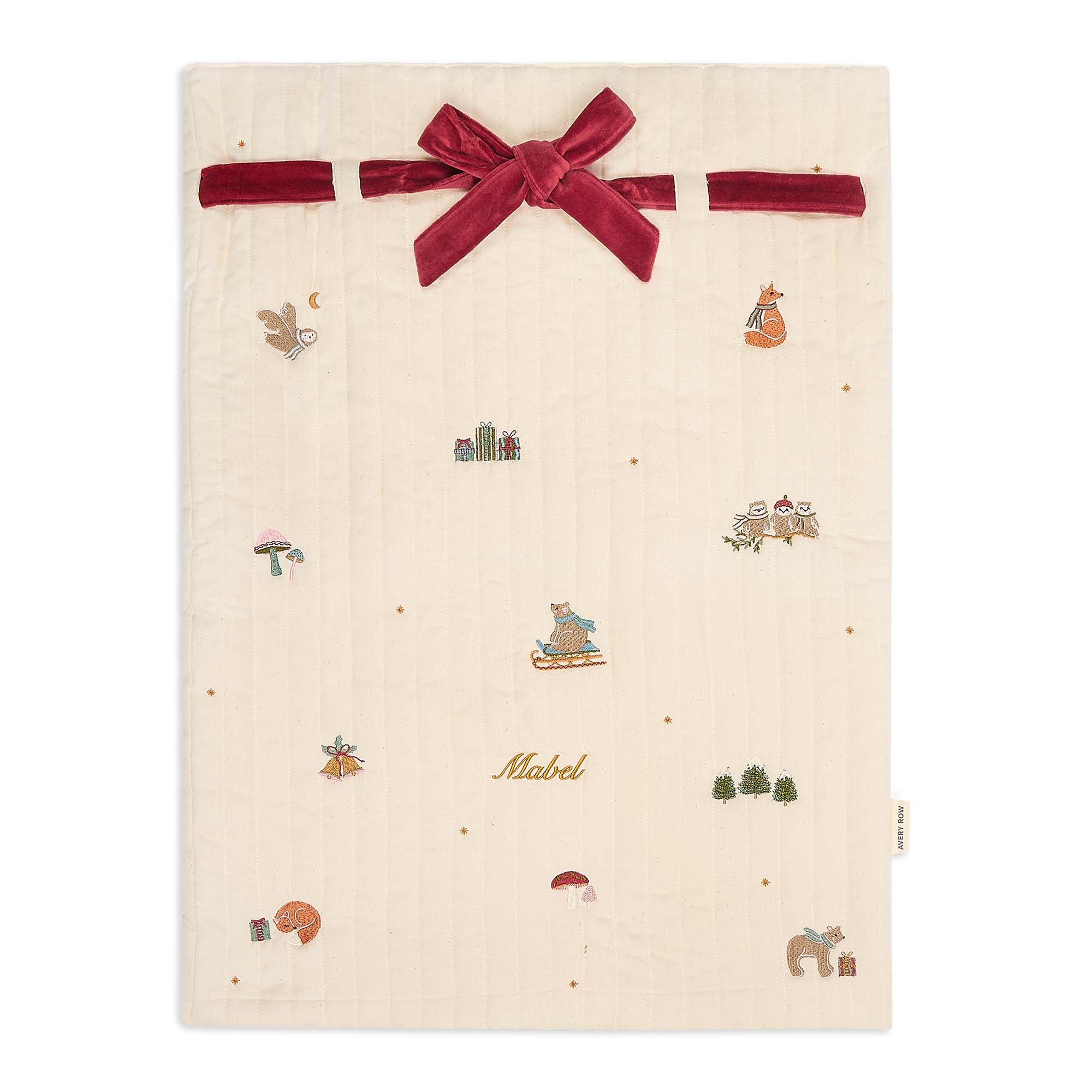 Christmas Present Sack - Bear Cub Friends