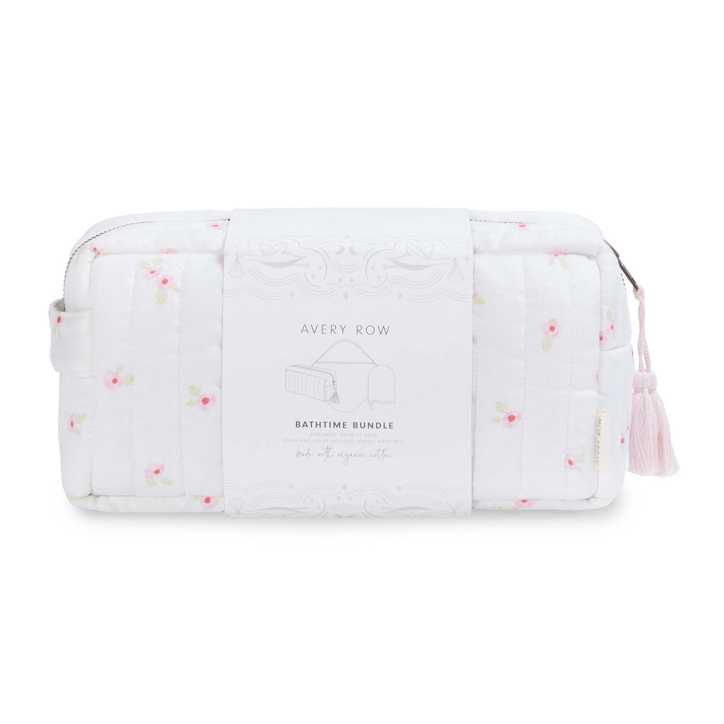 Bathtime Bundle New Baby Gift Set - Wildflower Garden