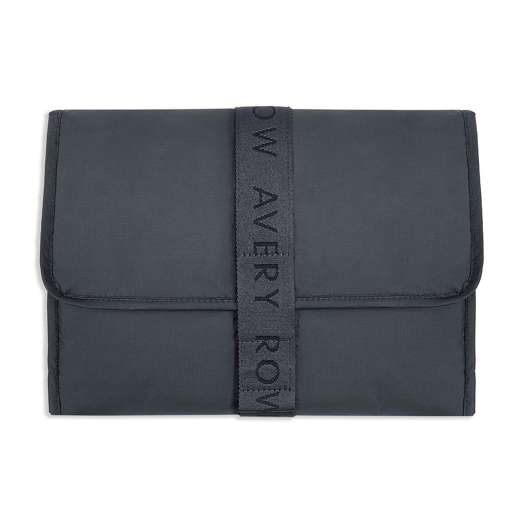 Recycled Nylon Travel Baby Changing Mat - Soft Black