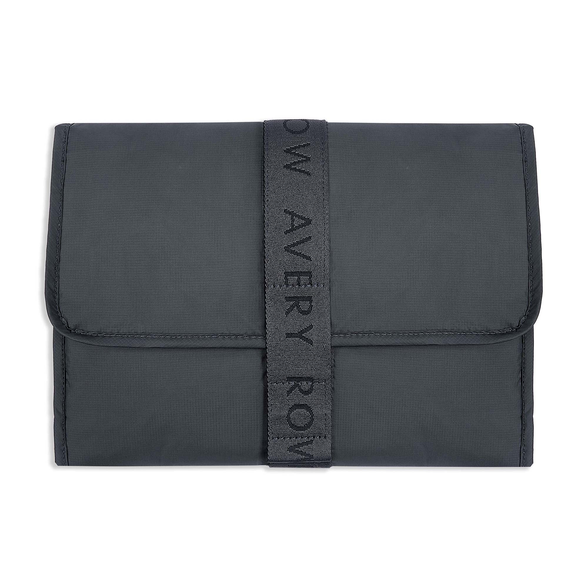 Recycled Nylon Travel Baby Changing Mat - Soft Black