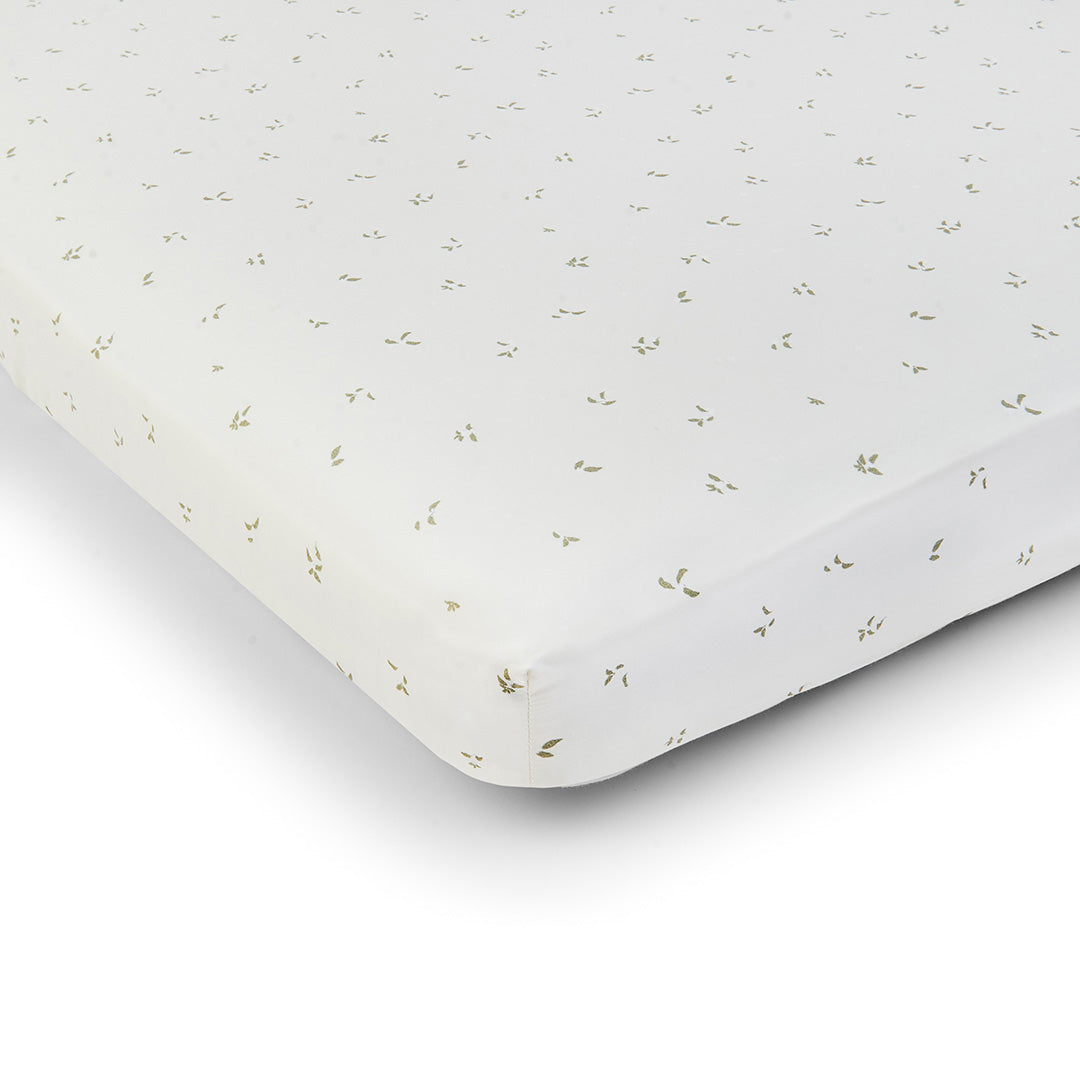 Organic Cotbed Fitted Sheet - Nettle Scatter