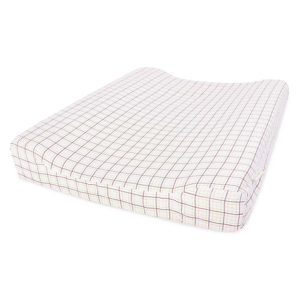 Baby Changing Mat - Pink Check