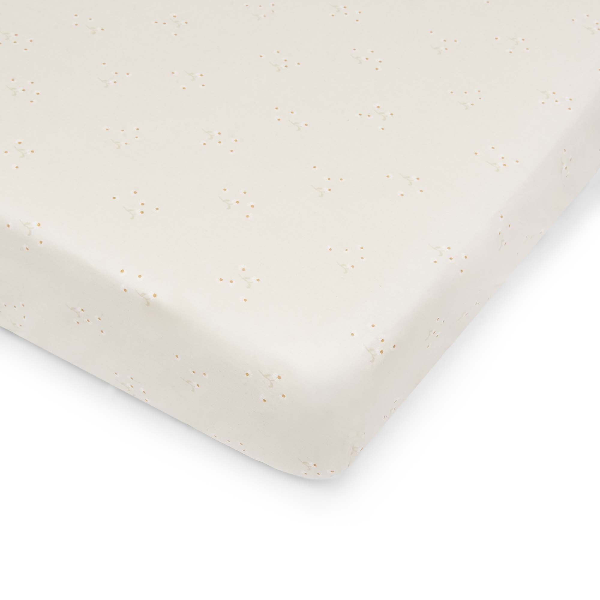 Organic Cotbed Fitted Sheet - Wild Chamomile