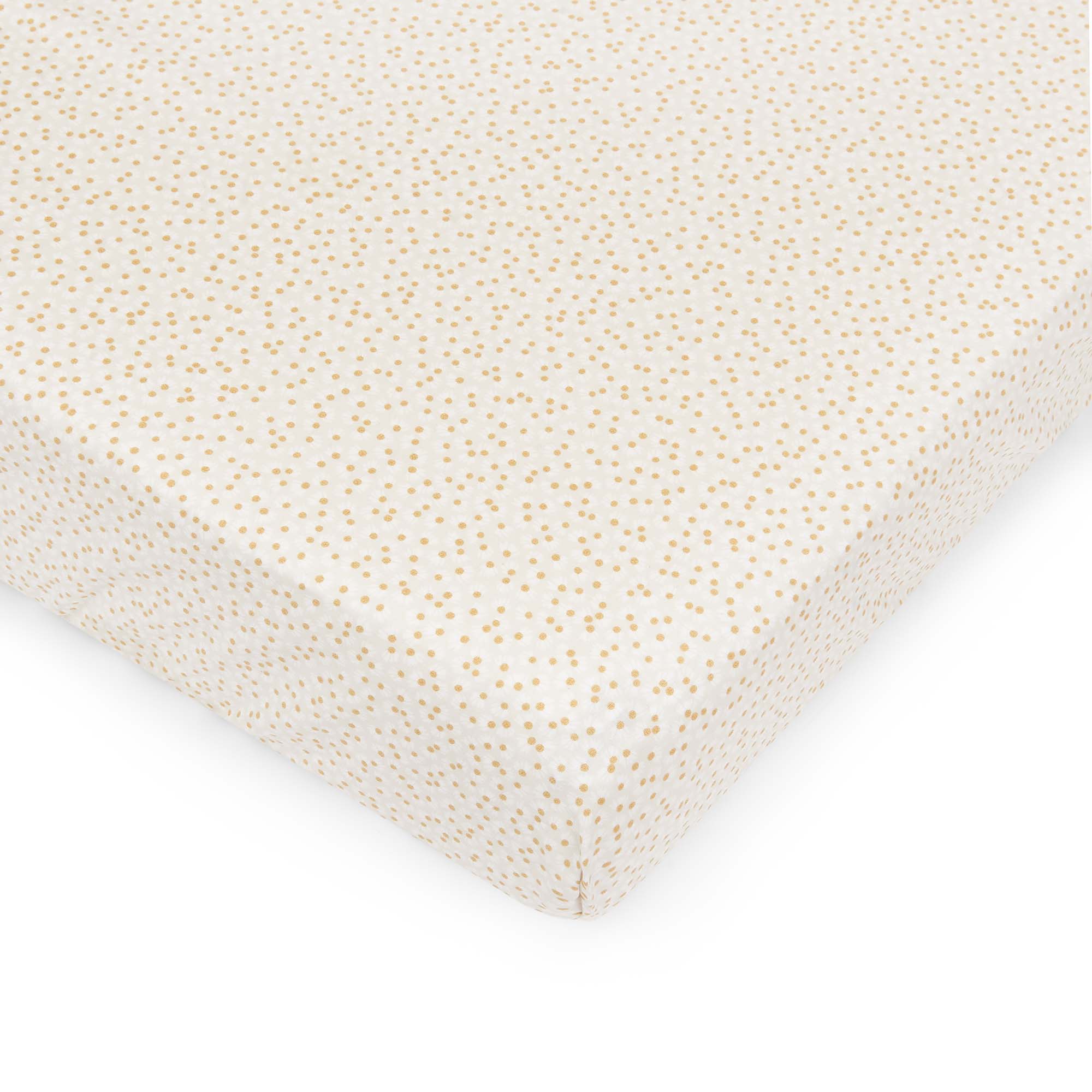 Organic Cotbed Fitted Sheet - Daisy Meadow