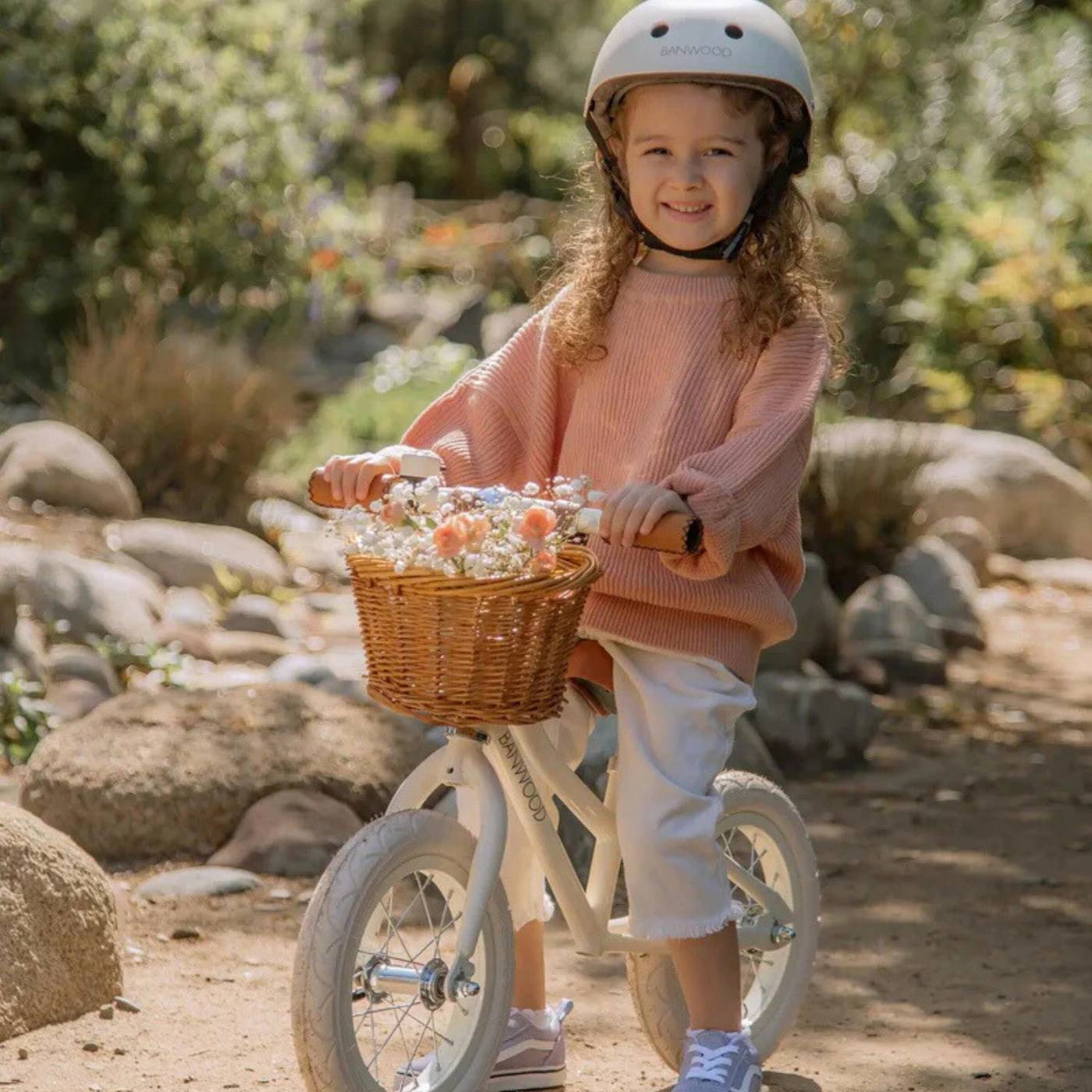 Banwood Balance Bike – Kids First Bike 12” (Cream)