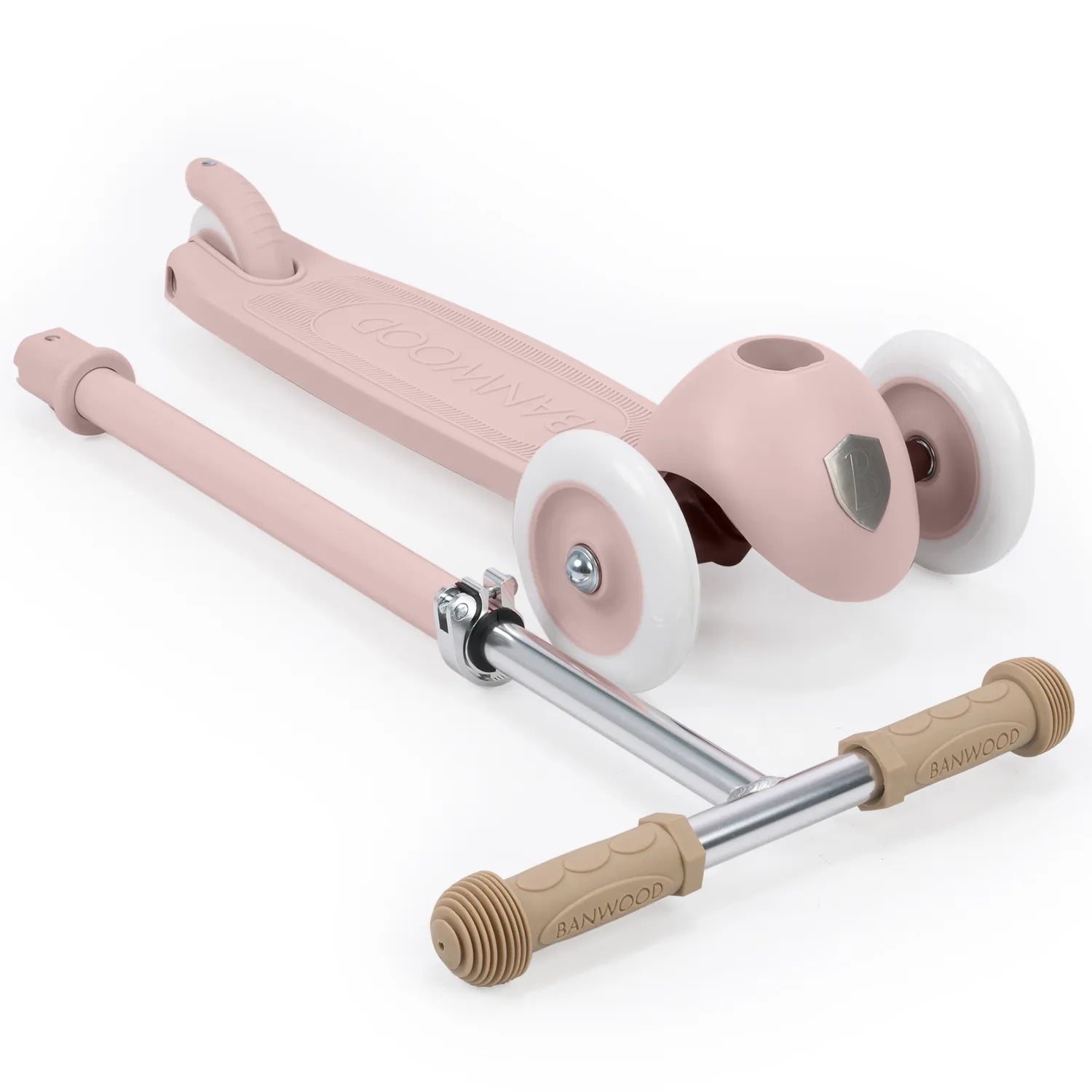 Banwood Eco Scooter Kids 3-Wheel Scooter (Faded Pink)