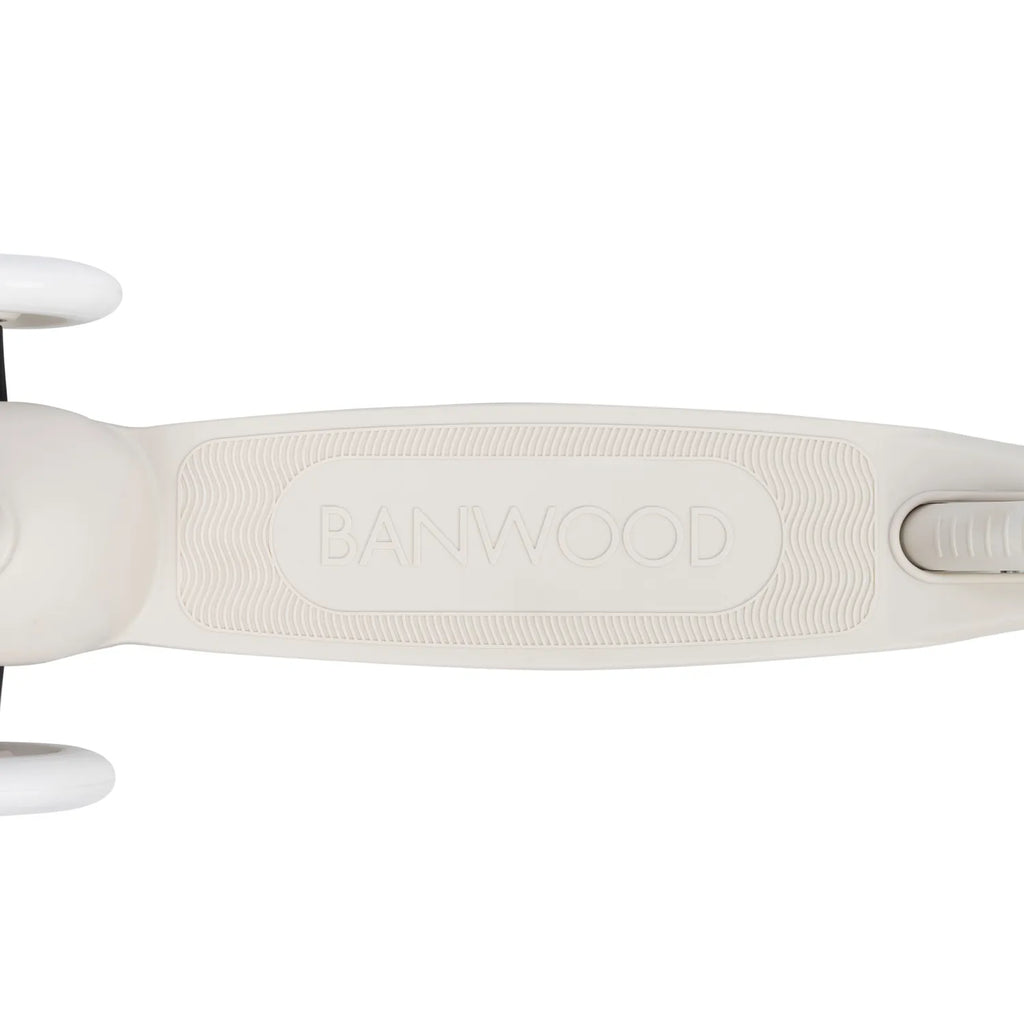 Banwood Eco Scooter Kids 3-Wheel Scooter (Ivory)