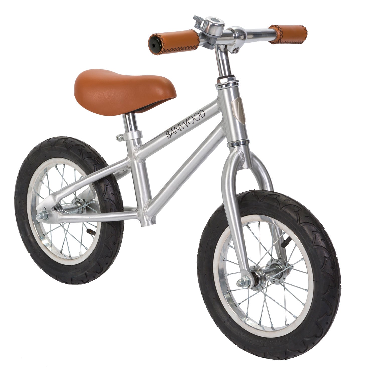 Banwood Balance Bike – Kids First Bike 12” (Chrome)