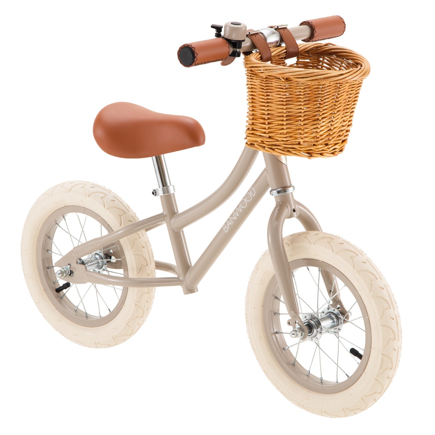 Banwood Balance Bike – Kids First Bike 12” (Beige)