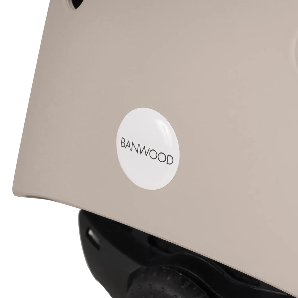 Banwood Classic – Kids Bike & Scooter Helmet (Matte Beige)