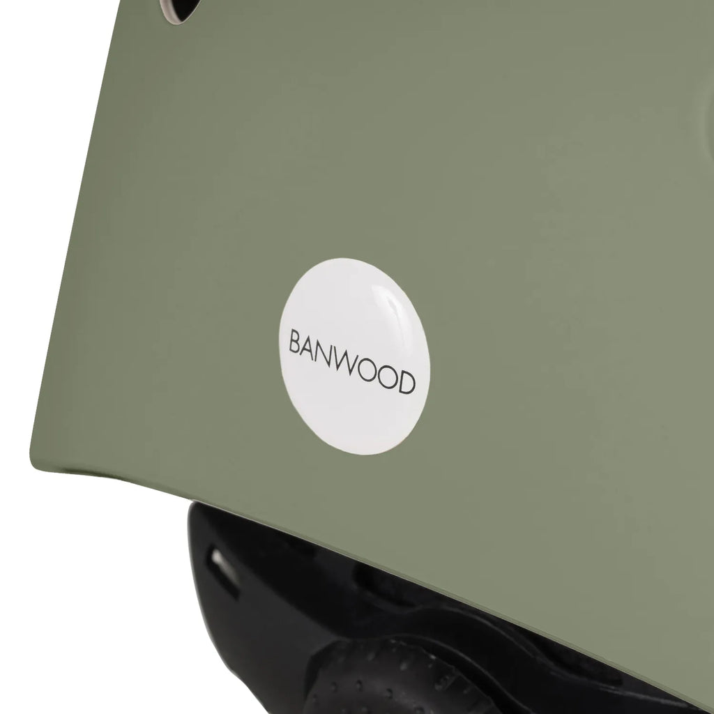 Banwood Classic – Kids Bike & Scooter Helmet (Matte Forest)