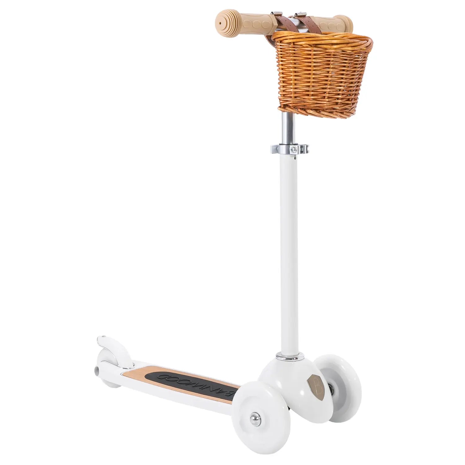 Banwood Scooter – Stylish 3-Wheel Kids Scooter (White)
