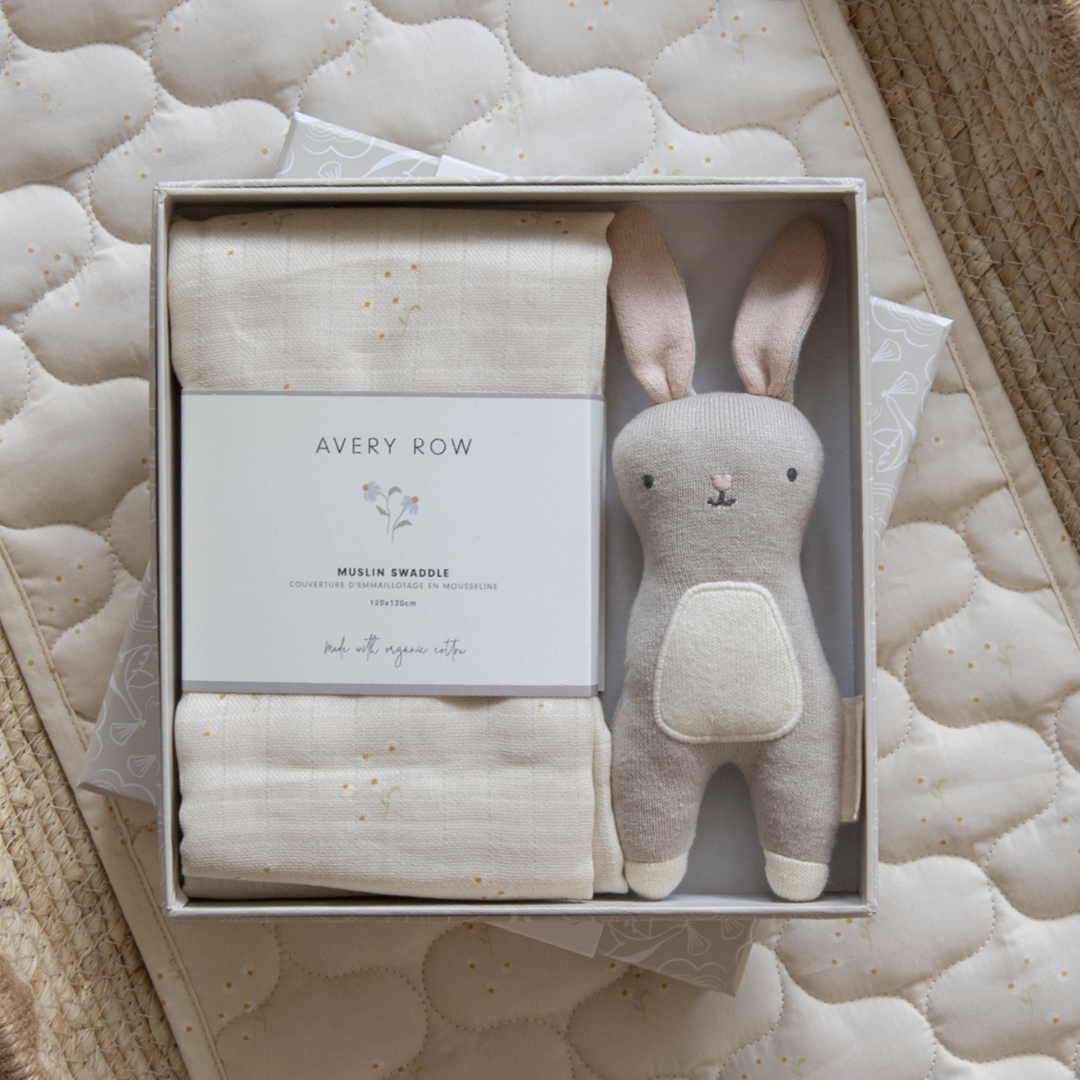 Swaddle & Cuddle New Baby Gift Set - Chamomile