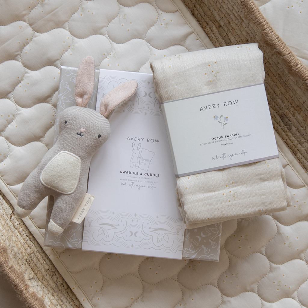 Swaddle & Cuddle New Baby Gift Set - Chamomile