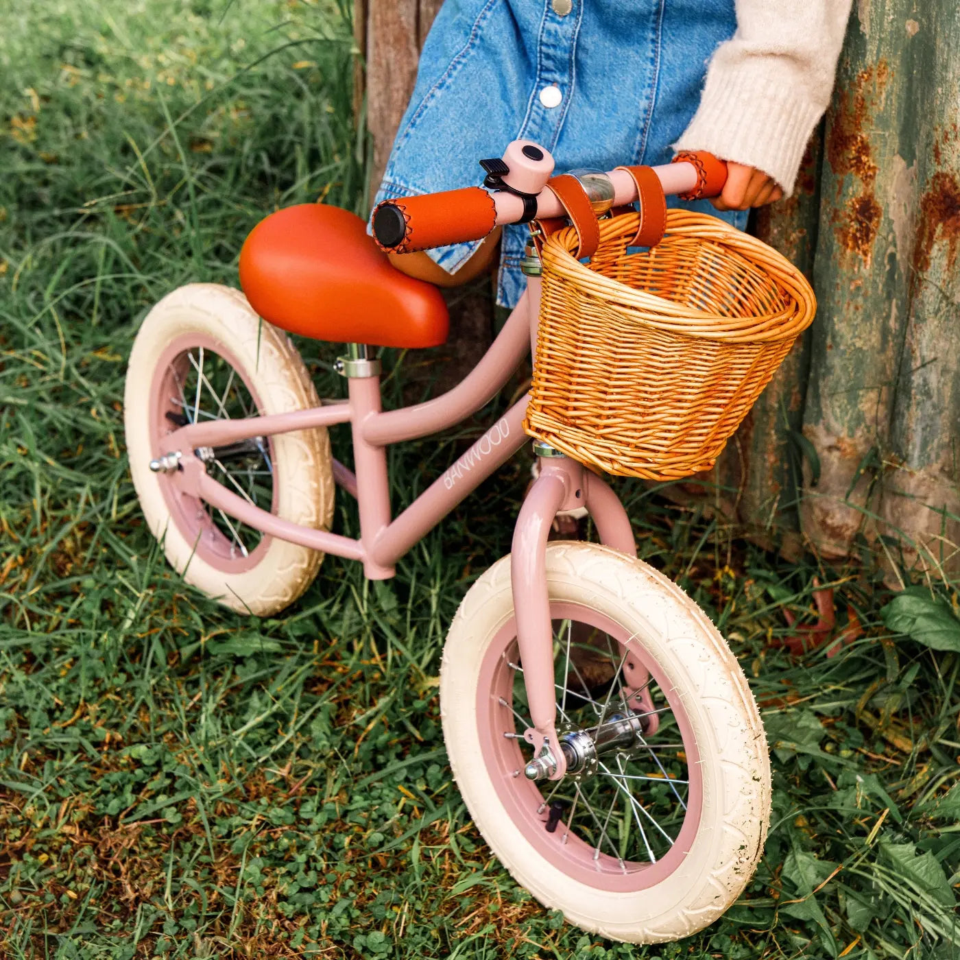 Banwood Balance Bike – Kids First Bike 12” (Dusty Pink)