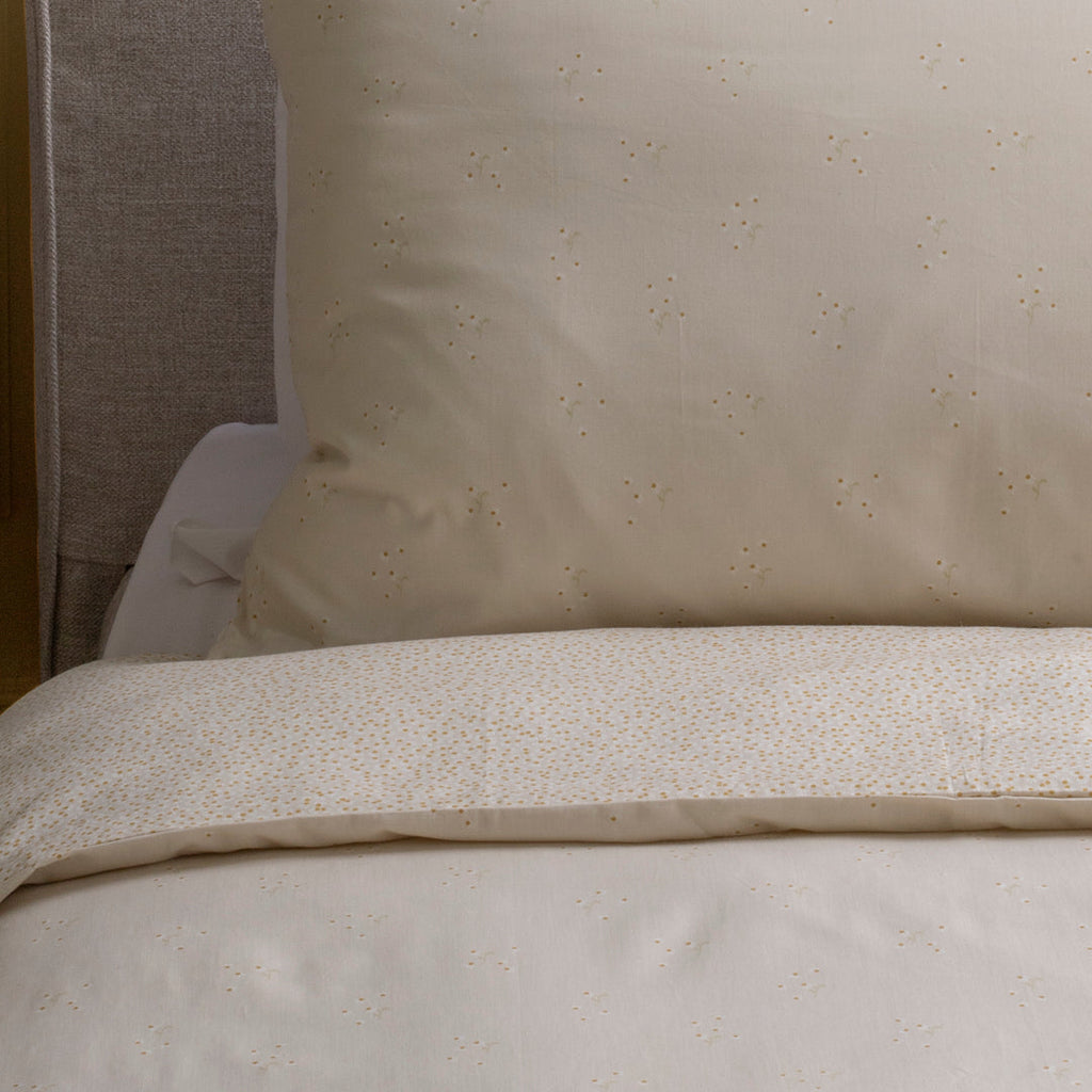 Organic Cotton Single Bedding Set - Wild Chamomile