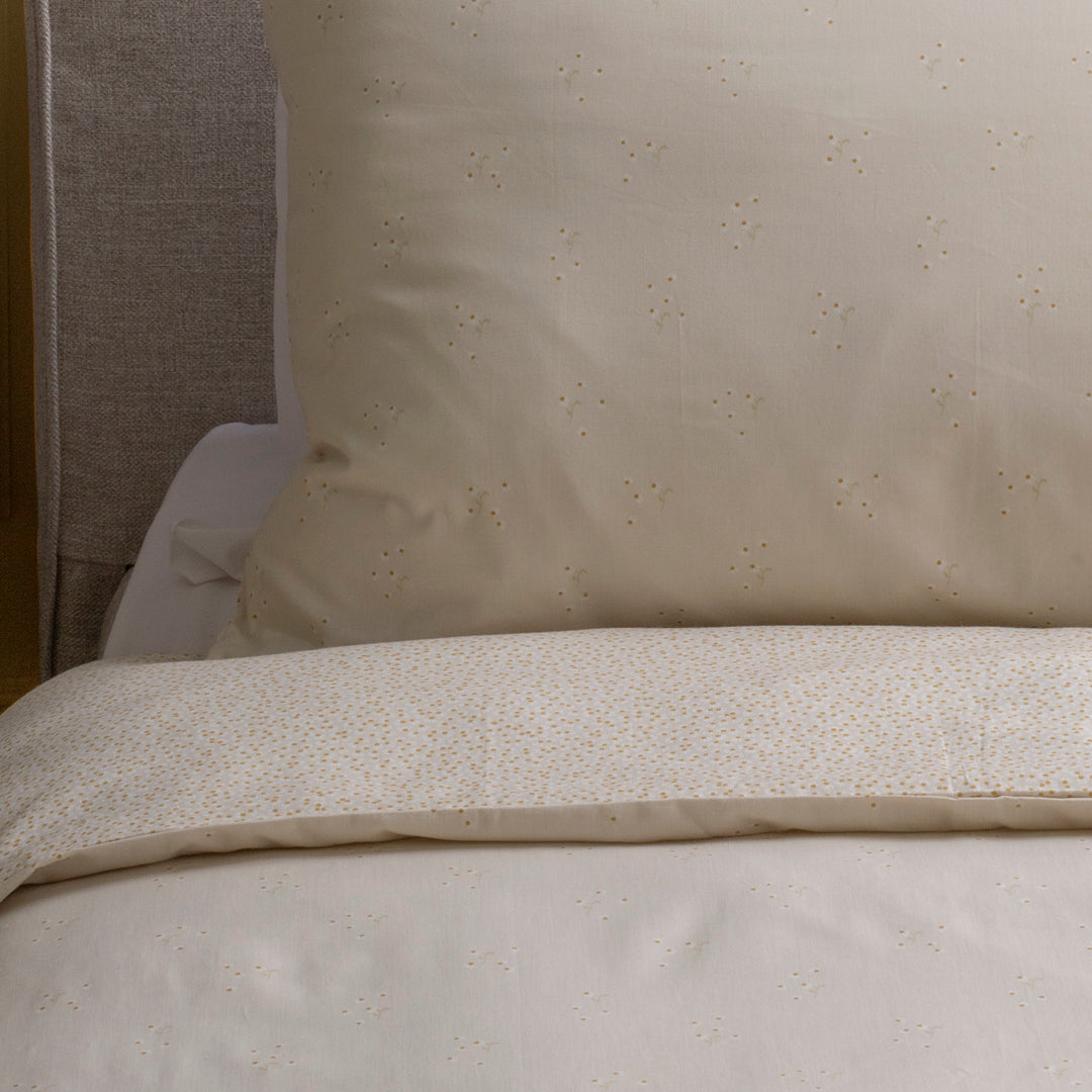 Organic Cotton Single Bedding Set - Wild Chamomile