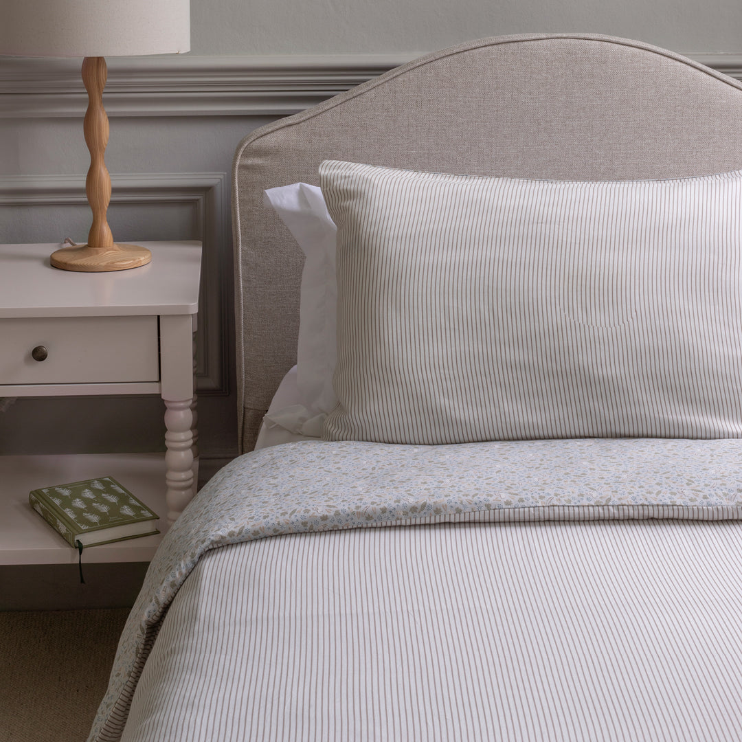 Organic Cotton Single Bedding Set - Stripe