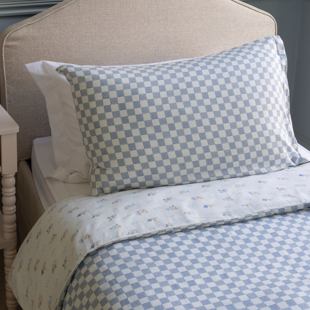 Organic Cotton Single Bedding Set - Waves