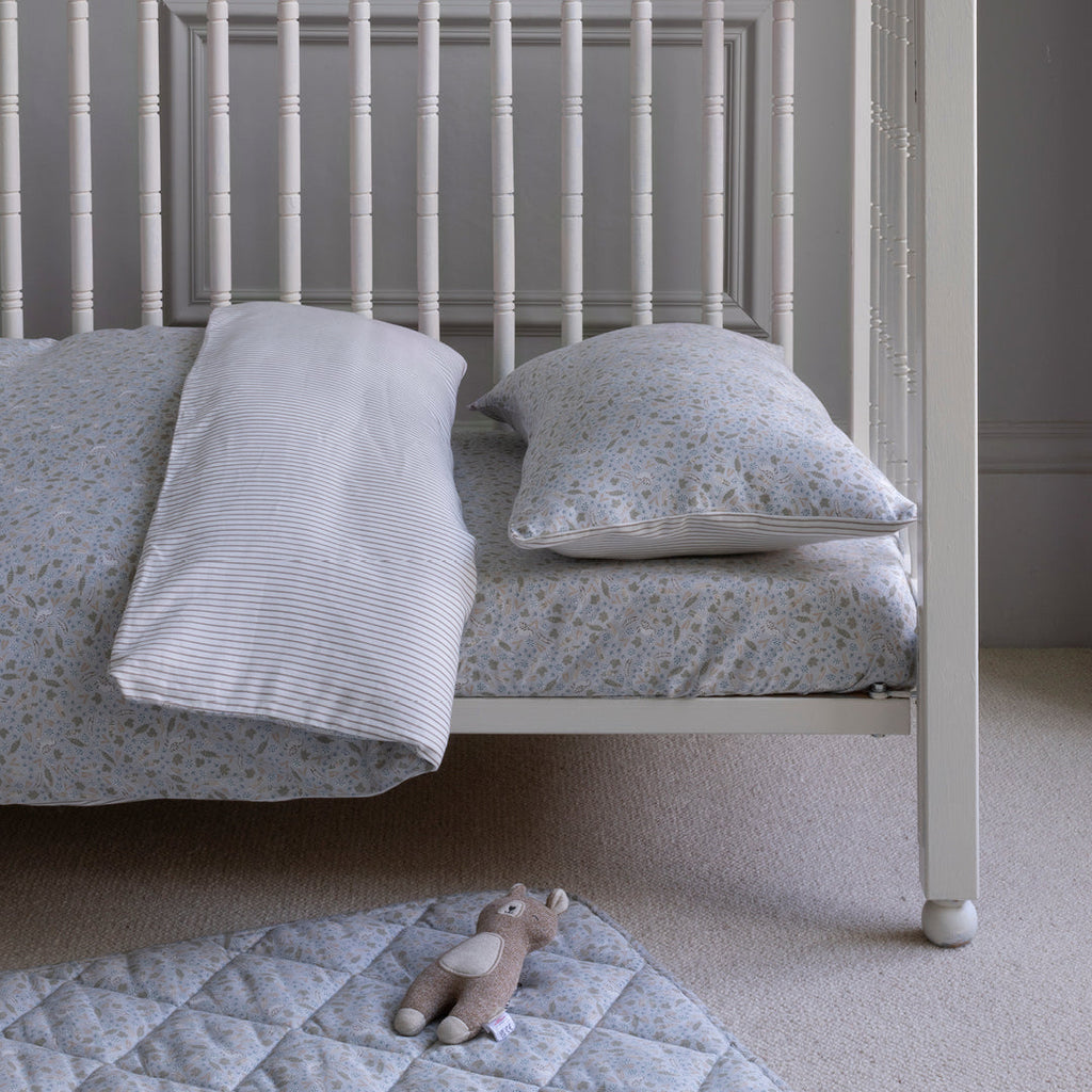 Organic Cotbed Fitted Sheet - Nature Trail