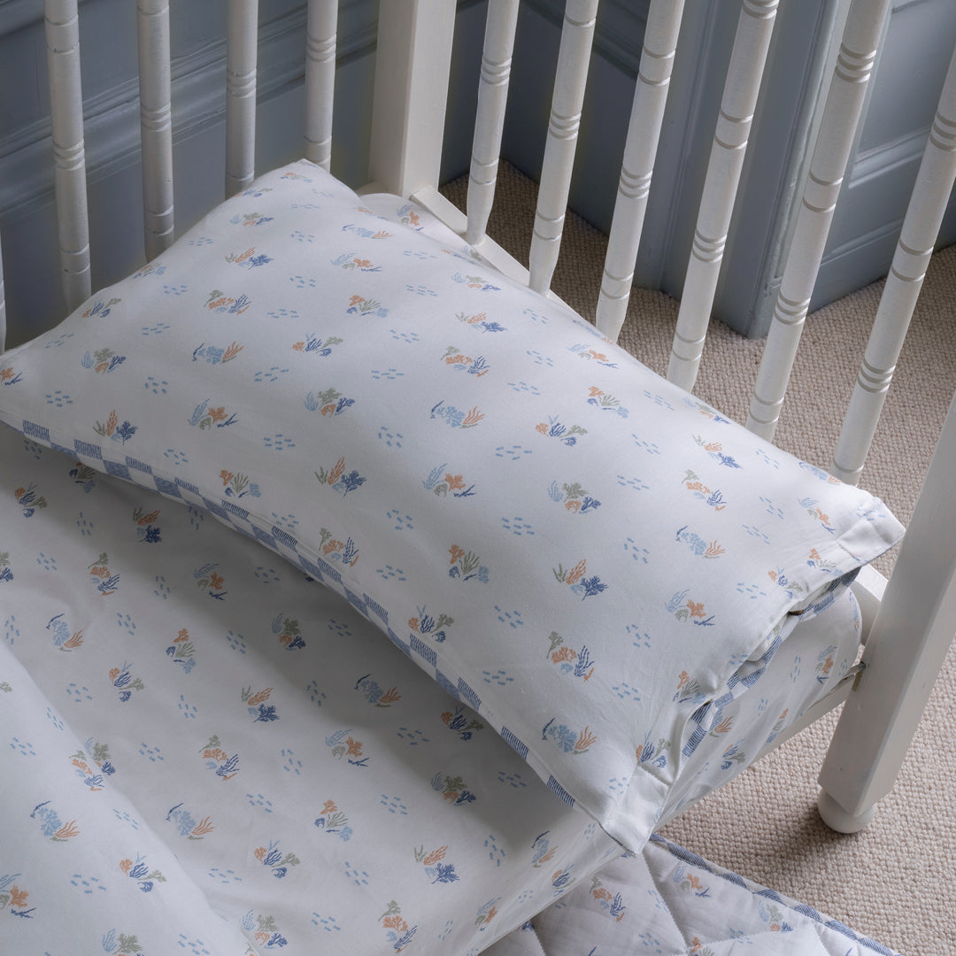 Organic Cotton Cotbed Bedding Set - Coastline