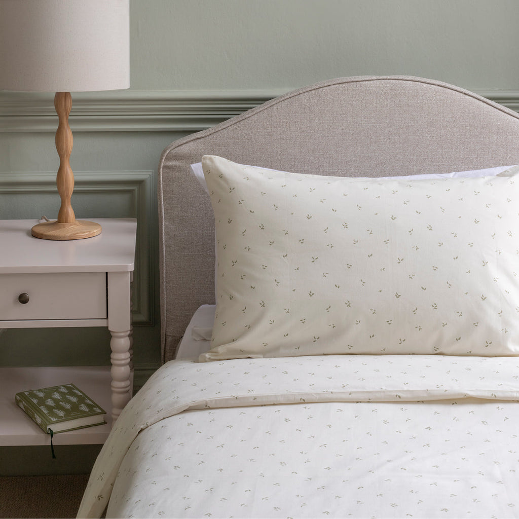 Organic Cotton Single Bedding Set - Nettle Scatter