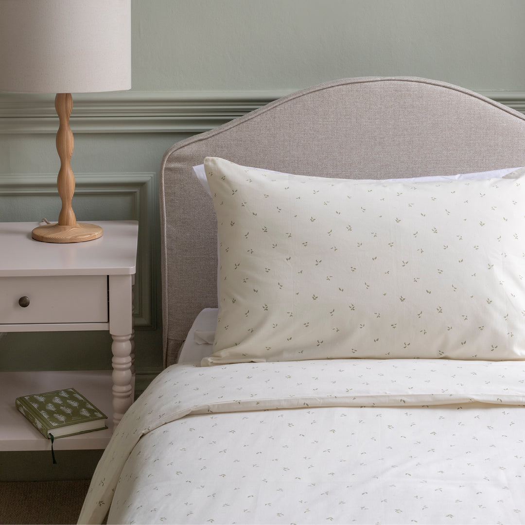 Organic Cotton Single Bedding Set - Nettle Scatter