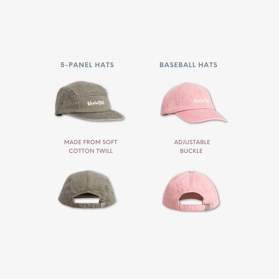 Banwood Washed 5 Panel Cap - Sage